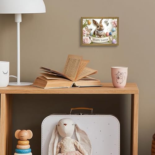 Framed Easter Bunny Wall Art
