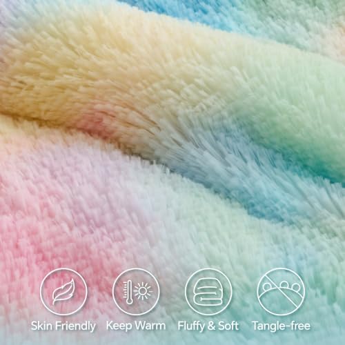 Multi Pink Fluffy Comforter Set Twin