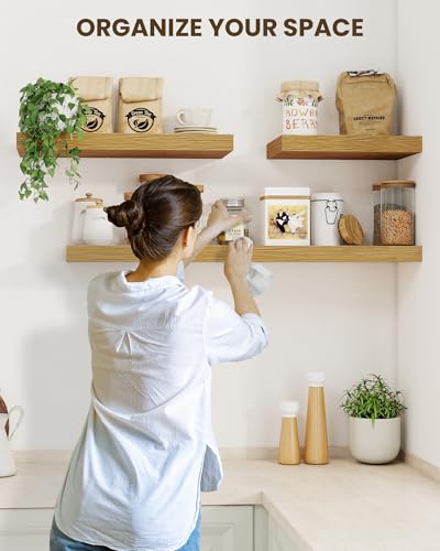 40" Floating Shelves for Wall (2 Count)