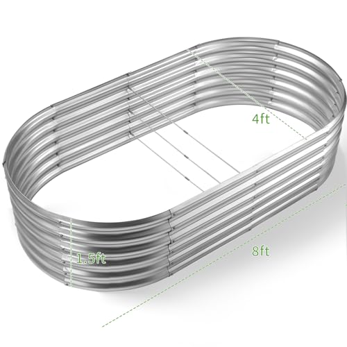 Galvanized Metal Raised Garden Bed Kit