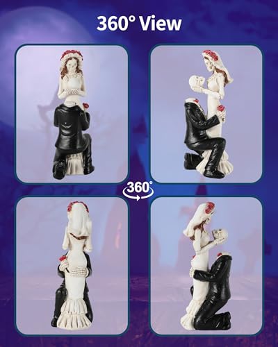 Skeleton Bride and Groom 6.4'' (2 Count)