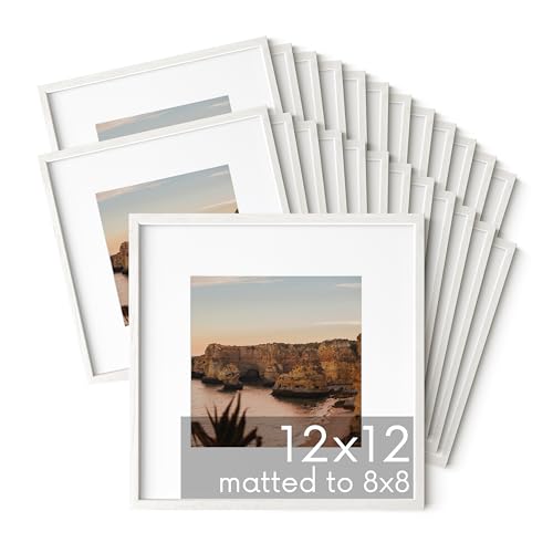 Square Picture Frames 12 x 12 Set of 25