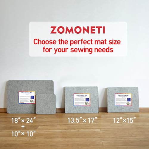 15" x 12" Wool Pressing Mat 100% New Zealand Felted Wool Ironing Mat Pad Blanket for Quilter