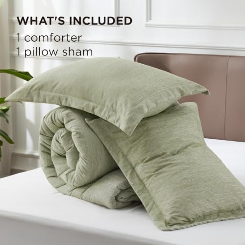 Tea Green Twin Comforter Set