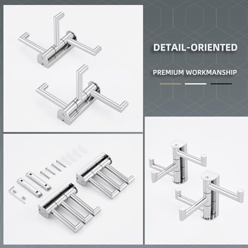 Swivel Towel Hooks (2 Count)
