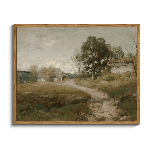 Framed Canvas Wall Art Vintage Decor