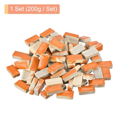 200g Ceramic Mosaic Tiles for Crafts Bulk