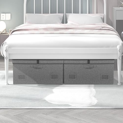 75 Quarts Extra Large Decorative Storage Bins with Lids (3 Count)