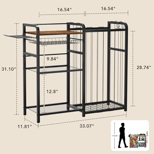 Garage Sports Equipment Organizer