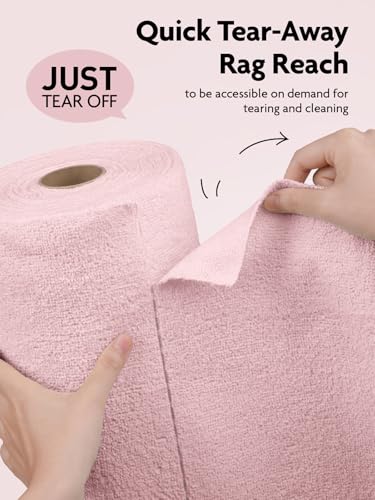 Microfiber Cleaning Cloth Roll (60 Count)