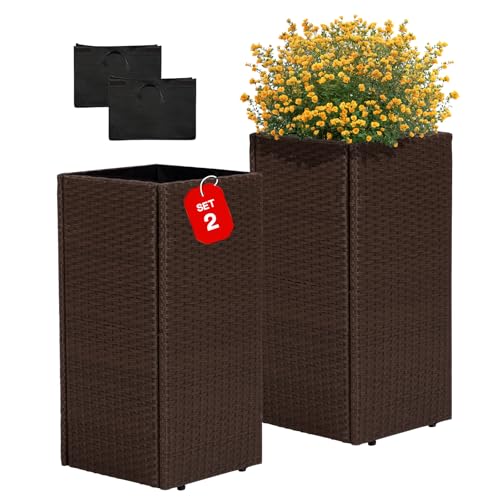 All Weather Wicker Planters