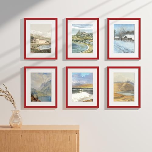 11x14 Picture Frames Set of 9 for Wall Mounting (9 Count)