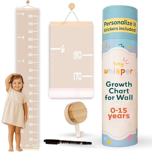 Height Chart for Kids Customizable Kids Height Wall Chart with Stickers
