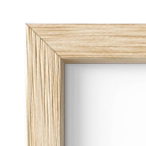 24''x36'' Beige Oak Wood Frames Set of 1