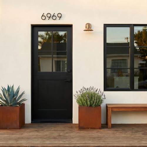 Corten Steel Cube Outdoor Planter Box