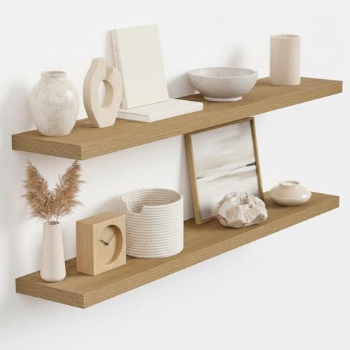 Floating Shelves 9 inch Deep 40”Long Set of 2 (2 Count)