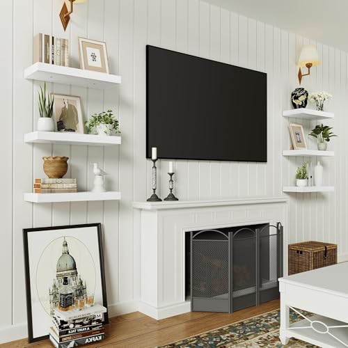 Floating Shelves for Wall Mounted 16 inch Set of 2 (2 Count)