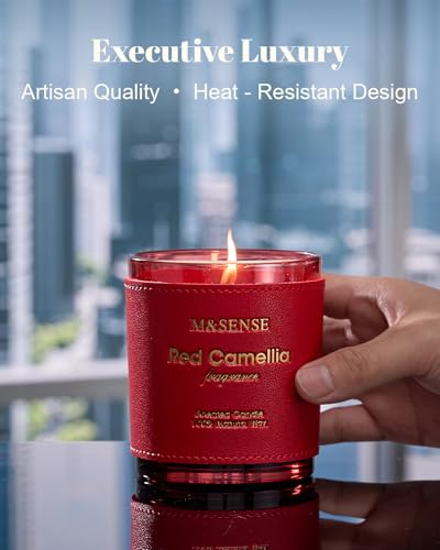 Red Camellia Candles for Women (10 Ounce)