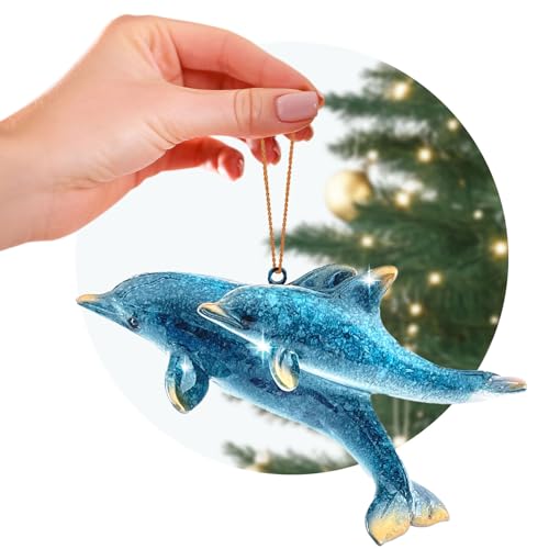 Hand Painted Beach Christmas Ornament