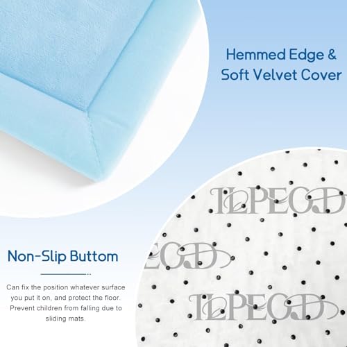 Baby Play Mat for Floor Nursery Muscle Mat Area Rug Playroom Rug 71x79" Elastic Foam 1.3" Thick Crawling Mat for Babies
