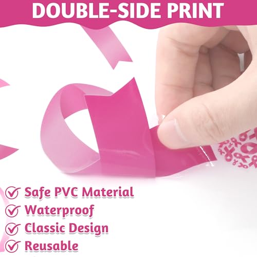 9 Sheets Breast Cancer Awareness Window Clings (9 Count)