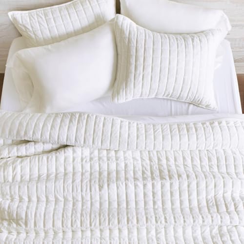 Channel Box Stitch Velvet Quilt Set