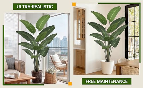 Artificial Bird of Paradise Tree 6FT 13 Thick Matte Texture Leaves
