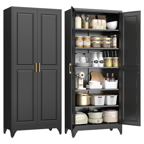 75" Kitchen Pantry Cabinet