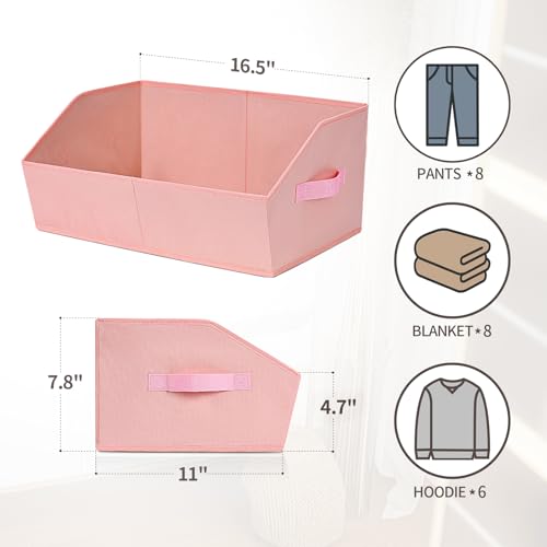 Closet Baskets for Shelves Trapezoid (3 Count)