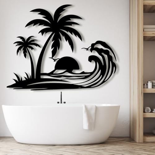 Palm Tree Metal Wall Decor