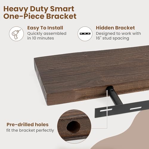 Floating Shelves for Wall Decor (2 Shelves)