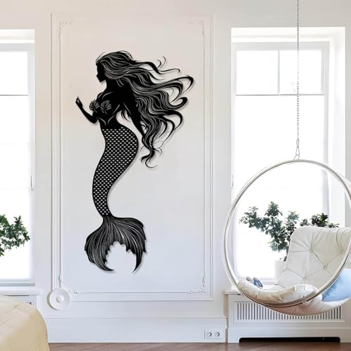 Metal Mermaid Wall Decor