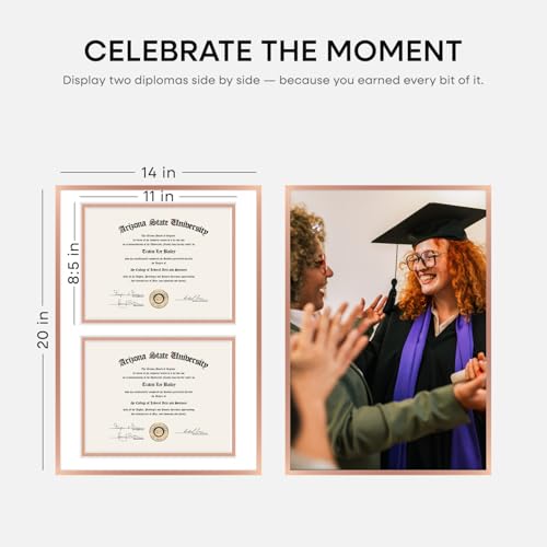 14x20 Rose Diploma Frame
