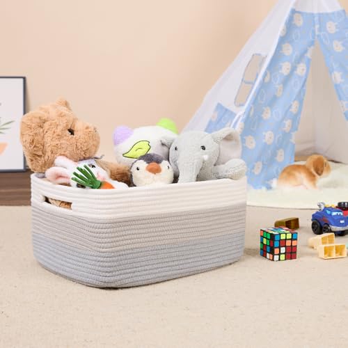 Large Storage Baskets for Shelves (3 Count)