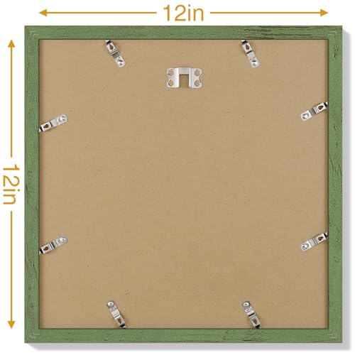 12x12 Picture Frames Set of 9 for Wall Mounting (9 Count)
