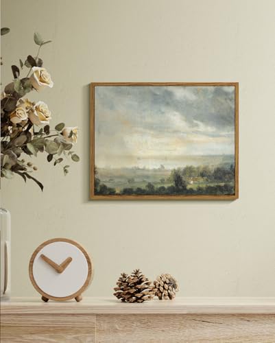 Framed Canvas Wall Art Vintage Decor