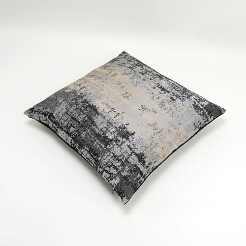 Gold Splashed Industrial Modern Throw Pillow Covers 22x22