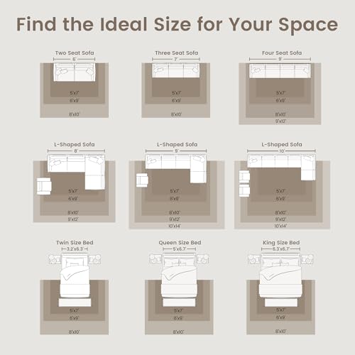 10x12 Area Rugs for Living Room (120 Sq Ft)