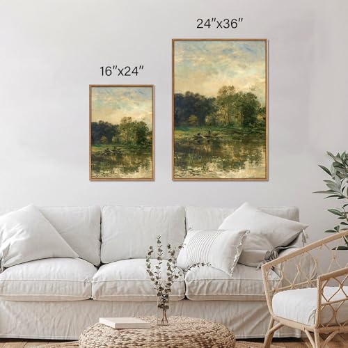 Vintage Nature Framed Canvas Wall Art Set of 3 (3 Count)