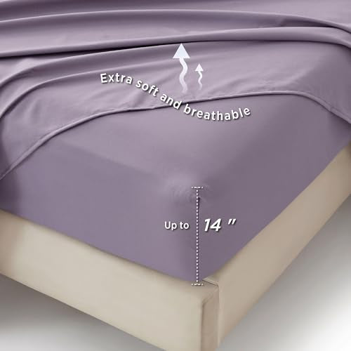 Floral Grayish Purple Comforter Set
