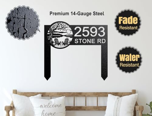 Custom Family Name Metal Stake