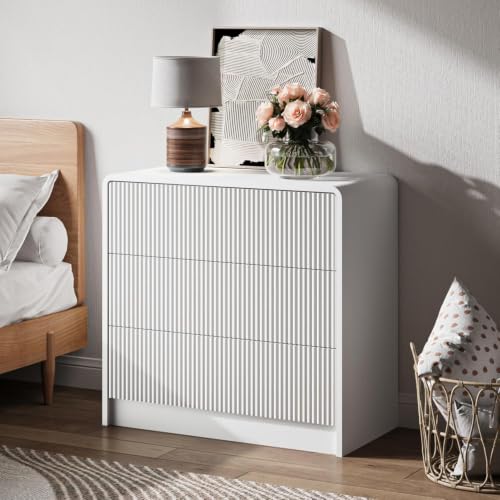 3 Drawer Nightstand Set of 2