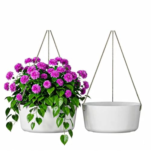2 Pack 10.7 Inch Hanging Planter for Indoor Plants