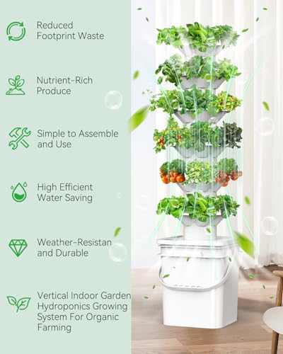 Vertical Hydroponics Growing System Kit