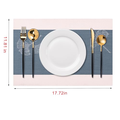 Placemats Set of 4 Washable Indoor (4 Count)