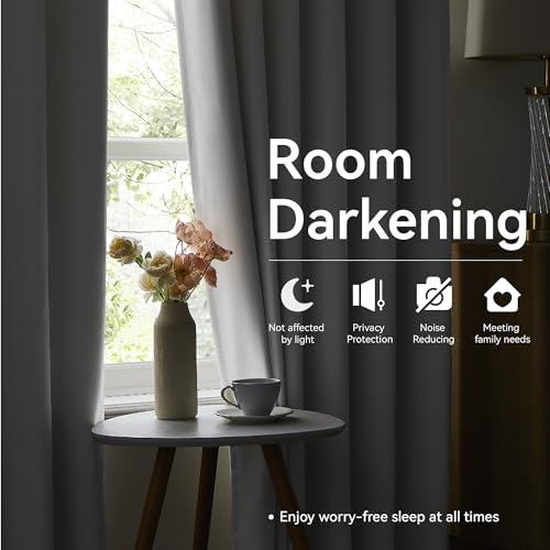Pure White Light Reducing Curtains 120 Inches Long