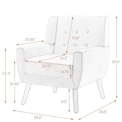 PU Leather Accent Chair