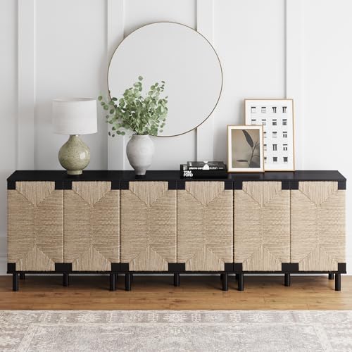 Beacon Accent Natural Sideboard Storage Cabinet TV Stand in Wire