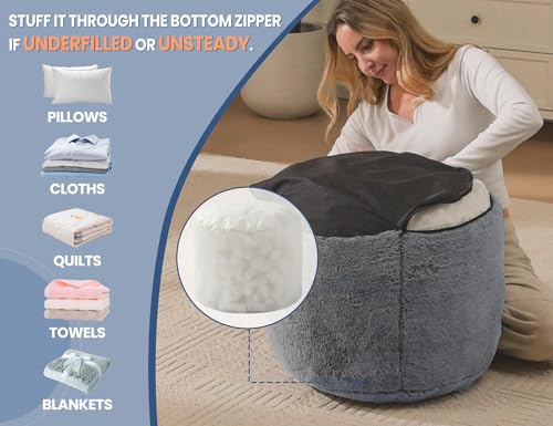 Poofy Ottoman Foot Rest