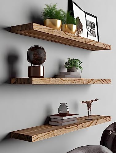 Wood Floating Shelves for Wall (4 Count)